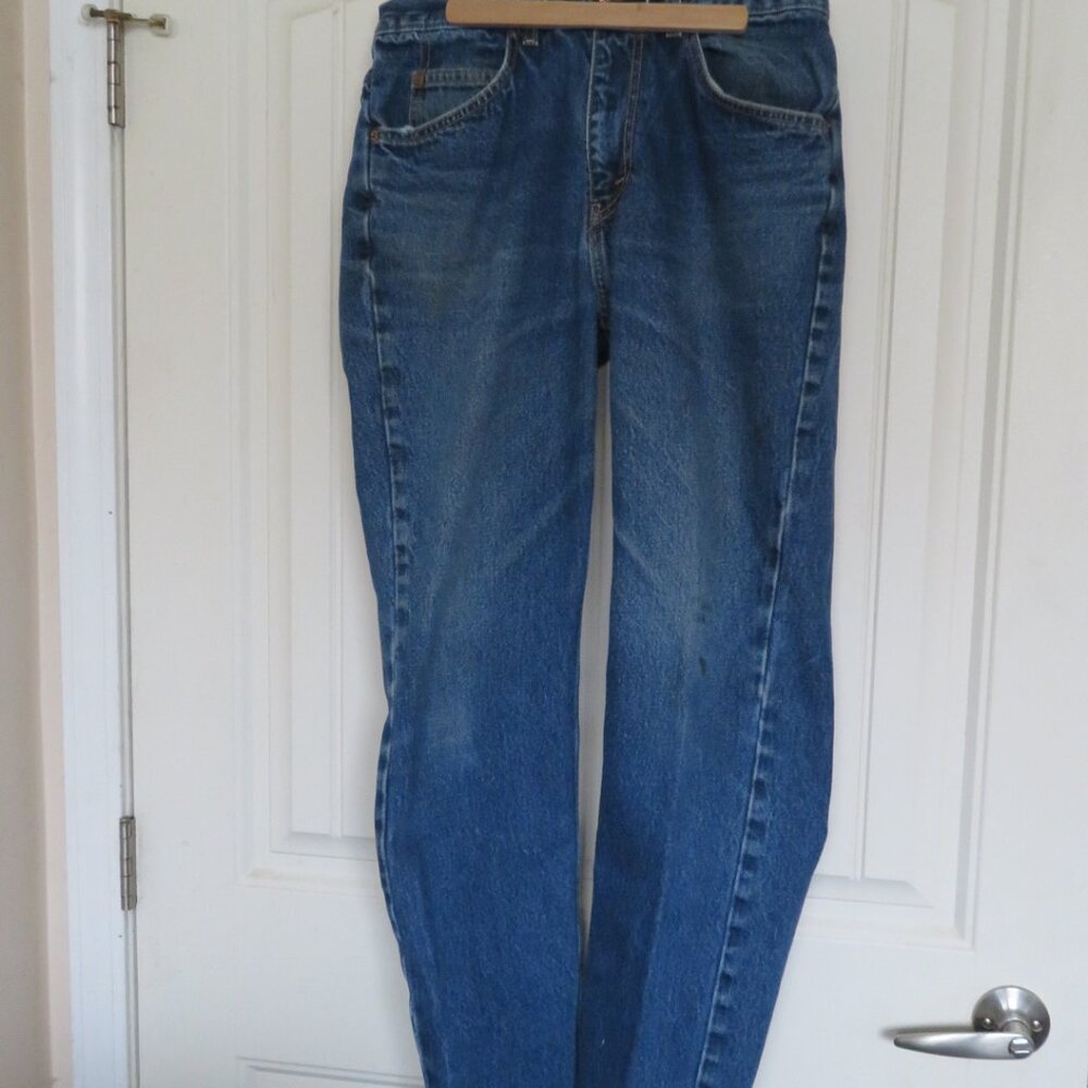 Levi's Original Riveted Jeans Med Dark Wash Size 32 (K505)